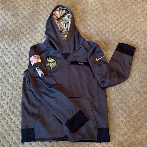 vikings military hoodie